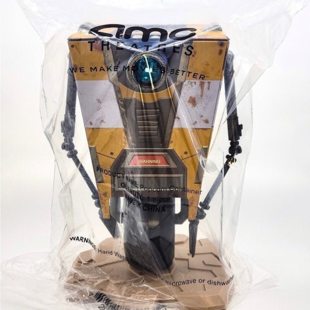 Borderlands Movie 2024 Claptrap AMC Exclusive Popcorn Bucket NEW SHIPS FAST